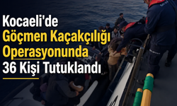 Kocaeli'de Göçmen Kaçakçılığı Operasyonunda 36 Kişi Tutuklandı