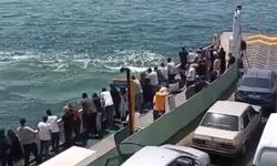 Kocaeli’de Feribotta Korku Dolu Anlar