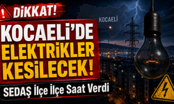 Kocaeli’de Elektrikler Kesilecek! SEDAŞ İlçe İlçe Saat Verdi