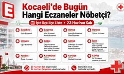 Kocaeli’de Bugün Hangi Eczaneler Nöbetçi? İşte İlçe İlçe Liste