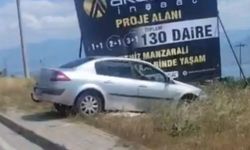 İzmit’te Araç Rampadan Aşağı Savruldu!
