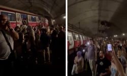 Metro Raydan Çıktı! Yolcular Tünelde Kaldı