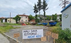 Karamürsel’de köylülerden ortak talep: Halı saha yapılsın