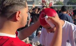 Kafasına Türk Bayrağı çizdirdi, sonuç hüsran oldu