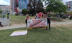 Fındık Çeşmesi İçin Tek Kişilik Eylem Yaptı