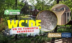 İzmit'te WC Skandalı! Kilolarca Un ve Yumurta Saçıldı