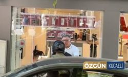 İzmit çarşıda esnaf ile motorlu kurye arasında gerginlik