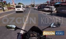 İzmit'te Trafik Terörü! Dehşet Anları Kamerada