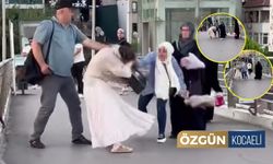 Halkevi Köprüsünde Olay! Kadını Saçından Çekip Dövdü