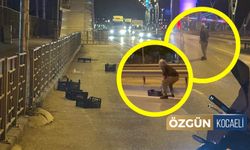 İzmit D-100’de gazetecilerden hızlı refleks