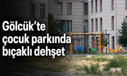 Gölcük’te çocuk parkında bıçaklı dehşet