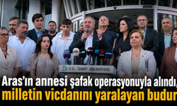 “Aras’ın annesi şafak operasyonuyla alındı, milletin vicdanını yaralayan budur”