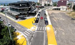 Başiskele sahilinde trafik düzeni değişti