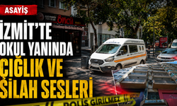 İzmit'te okul yanında çığlık ve silah sesleri