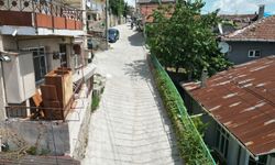 İzmit’te 300 metrelik yol baştan sona yenilendi