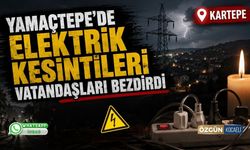 Kartepe Yamaçtepe'de Elektrik Kesintileri Vatandaşları Bezdirdi