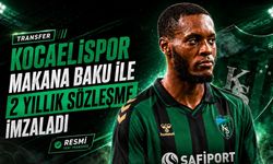 Kocaelispor Makana Baku ile 2 yıllık sözleşme imzaladı