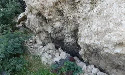 Mağarada insan kemikleri bulundu