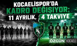 Kocaelispor’da kadro değişiyor: 11 ayrılık, 4 takviye