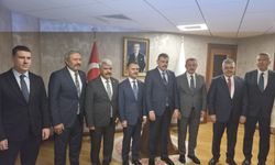 İçişleri Bakanı Mustafa Çiftçi, Büyükakın'ı ziyaret etti