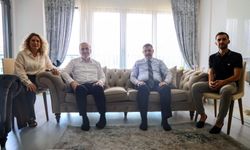 İçişleri Bakanı Mustafa Çiftçi'nden Şahin Talus'a geçmiş olsun ziyareti