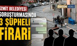 İzmit Belediyesi soruşturmasında 3 şüpheli firari