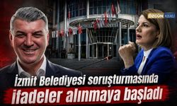 İzmit Belediyesi soruşturmasında ifadeler alınmaya başladı