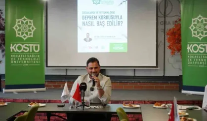 Bilim Kafe etkinliğine yoğun ilgi: Deprem psikolojisi masaya yatırıldı