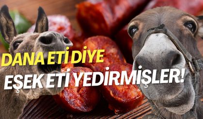 Dana eti diye eşek eti yedirmişler!