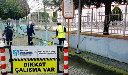 Doğu Kışla Parkı’ndaki Spor Aletleri Yenilendi