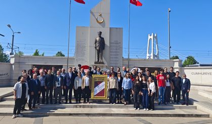 KAOB'dan Gazi Mustafa Kemal'in manevi huzuruna çelenk