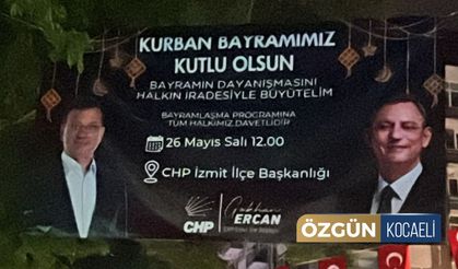 CHP İzmit'ten Halkın İradesi Mesajıyla Bayramlaşma Daveti
