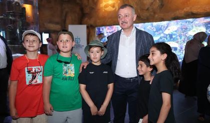 Kocaeli Akvaryumu'nda ücretsiz ziyaret süresi uzatıldı