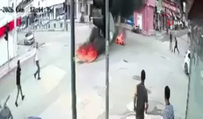 Zabıta uyarısının ardından kendini ateşe verdi!