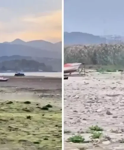 Sapanca Gölü’nde Şok Görüntü!