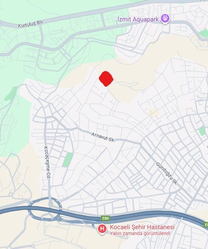 Kocaeli Şehir Hastanesi yakınında icradan satışta arsa