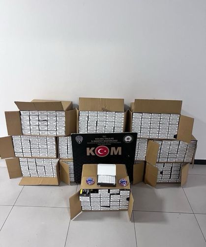 İzmit’te Kaçak Sigara Operasyonu