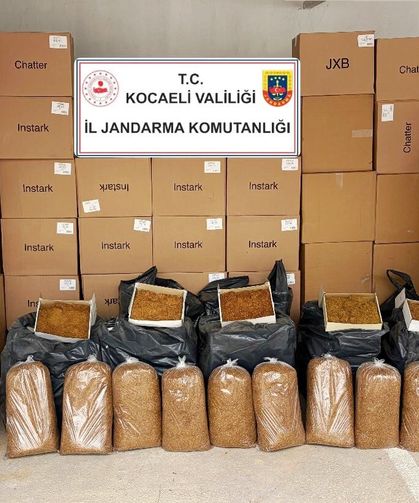 Kocaeli’de 1 Milyon TL’lik Ürün Ele Geçirildi