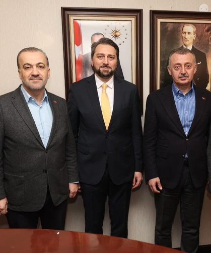 Büyükakın ve Talus Halep’te Temaslarda Bulundu