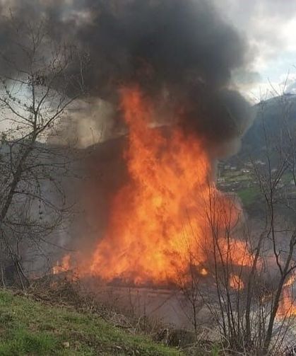 Yaşlı Kadın Yanarak Öldü