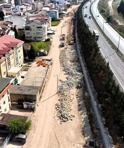 Alikahya TEM Bağlantı Yolu Hızla İlerliyor