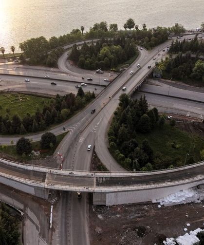 Trafiği rahatlatacak yeni bağlantı yolu 41 günde tamamlandı