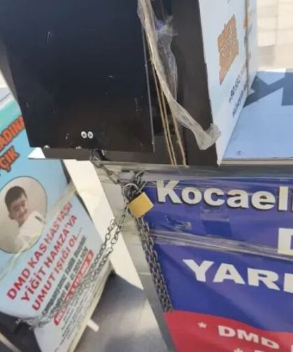 Kas Hastası Çocuğun Bağış Kutusunu Boşaltan Vicdansız Yakalandı!