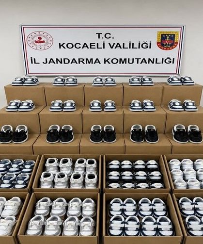 Dilovası'nda 3 Milyonluk Sahte Ayakkabı Operasyonu