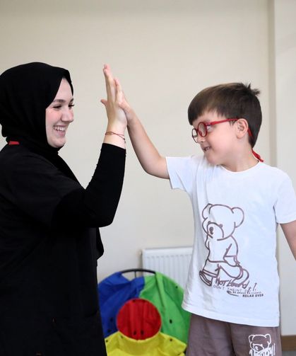 Gonca Engelsiz Yaşam Merkezi’nde yedi aylık ilerleme