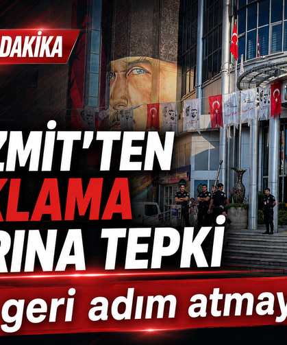 CHP İzmit’ten tutuklama kararına tepki: "İzmit geri adım atmayacak"