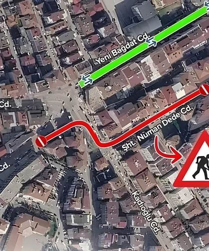 Kocaeli'de iki cadde 10 gün trafiğe kapatılacak! İşte alternatif güzergâh