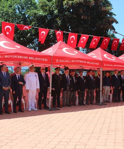 Kocaeli'de 15 Temmuz şehitleri için anlamlı tören