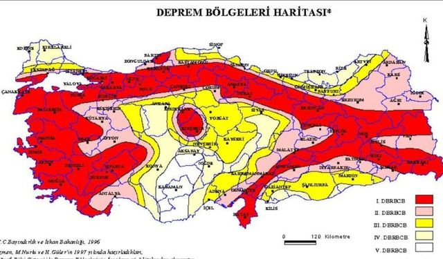 AFAD, Türkiye’nin Deprem Risk Haritasını Güncelledi! İşte En Riskli ve En Güvenli İller...