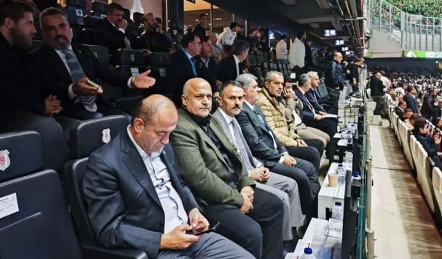 Vali Aktaş, Beşiktaş - Kocaelispor Karşılaşmasını İzledi